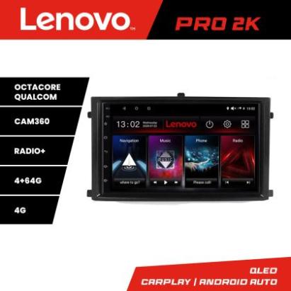 Navigatie Rexton 2019- Lenovo Kit-REXTON 8 core QLED 2K 4+64 360 Android Waze USB Navigatie Internet Youtube Radio CarStore Technology