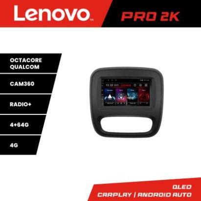 Navigatie Renault Trafic 2014-2017 Lenovo Kit-rt09 8 core QLED 2K 4+64 360 Android Waze USB Navigatie Internet Youtube Radio v1 CarStore Technology