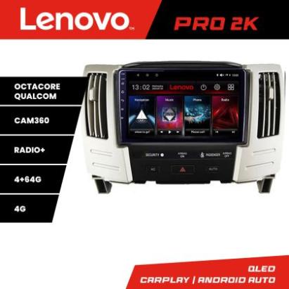 Navigatie Lexus RX300 2003-2008 Android radio gps internet 8 core QLED 2K 4+64 360 Lenovo CarStore Technology