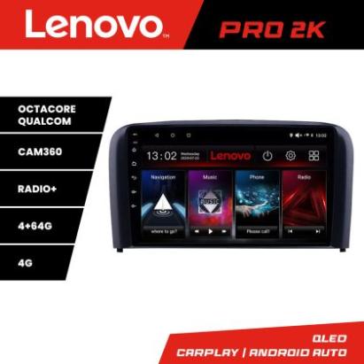 Navigatie Volvo S80 2004-2006 Lenovo Kit-S80 8 core QLED 2K 4+64 360 Android Waze USB Navigatie Internet Youtube Radio CarStore Technology