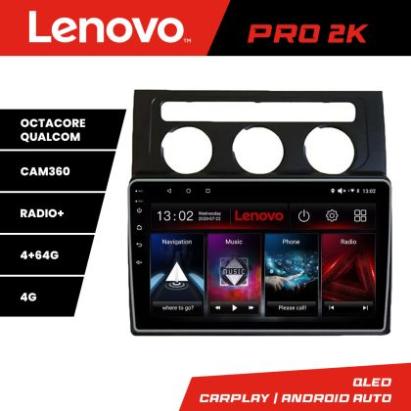 Navigatie VW Touran 2003-2009 clima automata Lenovo Kit-touran2 8 core QLED 2K 4+64 360 Android Waze USB Navigatie Internet Youtube Radio CarStore Technology