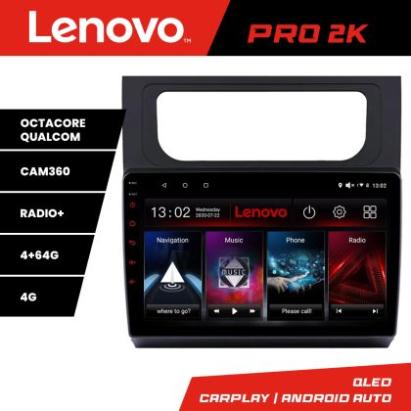 Navigatie VW Touran 2010-2016 Lenovo Kit-touran3 8 core QLED 2K 4+64 360 Android Waze USB Navigatie Internet Youtube Radio CarStore Technology