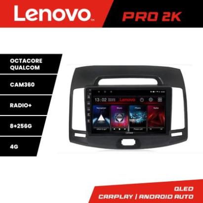 Navigatie Hyundai Elantra 2007-2011 Lenovo Kit-2009 8 core QLED 2K 8+256 360 Android Waze USB Navigatie Internet Youtube Radio CarStore Technology