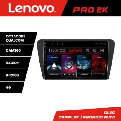 Navigatie Skoda Octavia 3 Lenovo Kit-279 8 core QLED 2K 8+256 360 Android Waze USB Navigatie Internet Youtube Radio CarStore Technology