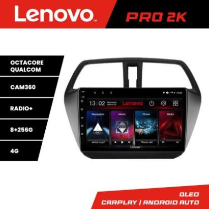 Navigatie Suzuki S-Cross  Lenovo Kit-337 8 core QLED 2K 8+256 360 Android Waze USB Navigatie Internet Youtube Radio CarStore Technology
