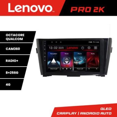 Navigatie Nissan Qashqai Lenovo Kit-353 8 core QLED 2K 8+256 360 Android Waze USB Navigatie Internet Youtube Radio CarStore Technology
