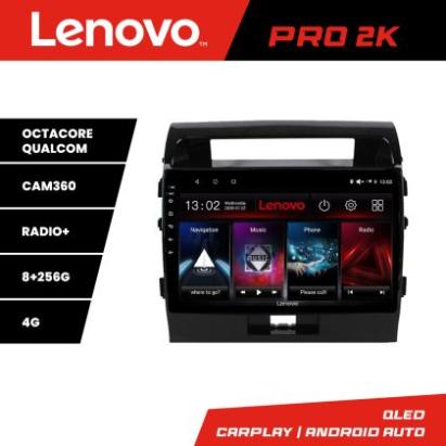 Navigatie Toyota LandCruiser 2008-2015 Lenovo Kit-381 8 core QLED 2K 8+256 360 Android Waze USB Navigatie Internet Youtube Radio v1 CarStore Technology
