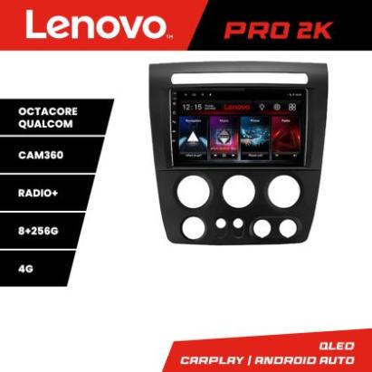 Navigatie Hummer H3 8 core QLED 2K 8+256 360  Android Waze USB Navigatie Internet Youtube Radio Lenovo CarStore Technology