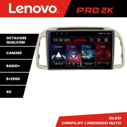 Navigatie Nissan Micra 2002-2010 Android radio gps internet 8 core QLED 2K 8+256 360 Lenovo CarStore Technology