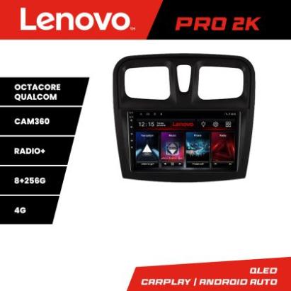Navigatie Dacia Sandero 2012-2020 var B Android radio gps internet  8 core QLED 2K 8+256 360 Lenovo CarStore Technology