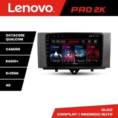 Navigatie Smart For Two 2010-2015 Lenovo Kit-Smart10 8 core QLED 2K 8+256 360 Android Waze USB Navigatie Internet Youtube Radio CarStore Technology
