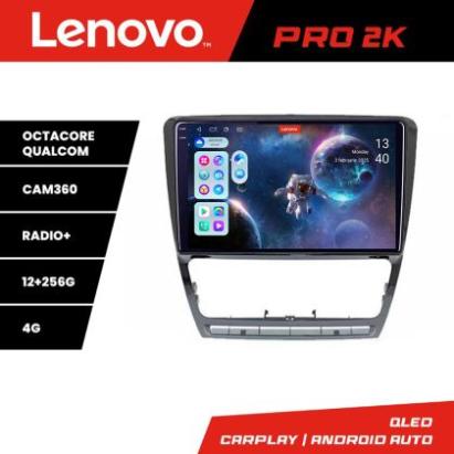 Navigatie Skoda Octavia 2 2005-2013 Lenovo Kit-005 8 core QLED 2K 12+256 360 Android Waze USB Navigatie Internet Youtube Radio CarStore Technology