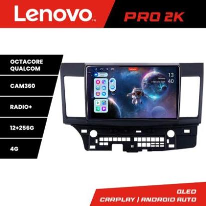 Navigatie Mitsubishi Lancer Lenovo Kit-037 8 core QLED 2K 12+256 360 Android Waze USB Navigatie Internet Youtube Radio CarStore Technology