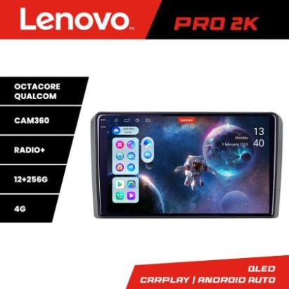 Navigatie Audi A3 8P  Lenovo Kit-049 8 core QLED 2K 12+256 360 Android Waze USB Navigatie Internet Youtube Radio CarStore Technology