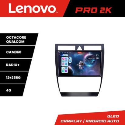 Navigatie Audi A6  Lenovo Kit-102 8 core QLED 2K 12+256 360 Android Waze USB Navigatie Internet Youtube Radio CarStore Technology