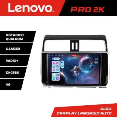 Navigatie Toyota Prado J150 2018- Lenovo Kit-1065 8 core QLED 2K 12+256 360 Android Waze USB Navigatie Internet Youtube Radio CarStore Technology