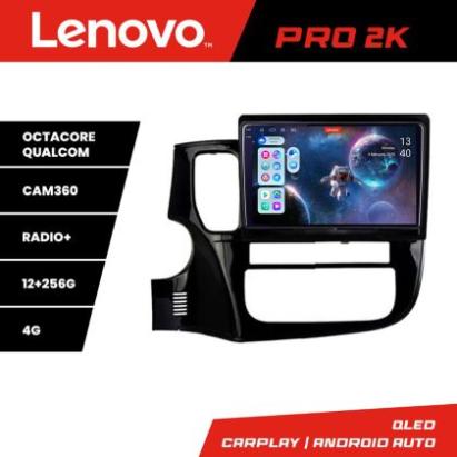 Navigatie Mitsubishi Outlander 2014- Lenovo Kit-1230 8 core QLED 2K 12+256 360 Android Waze USB Navigatie Internet Youtube Radio CarStore Technology