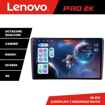 Navigatie universala 2din-1 8 core QLED 2K 12+256 360 Android Waze USB Navigatie Internet Youtube Radio Lenovo CarStore Technology