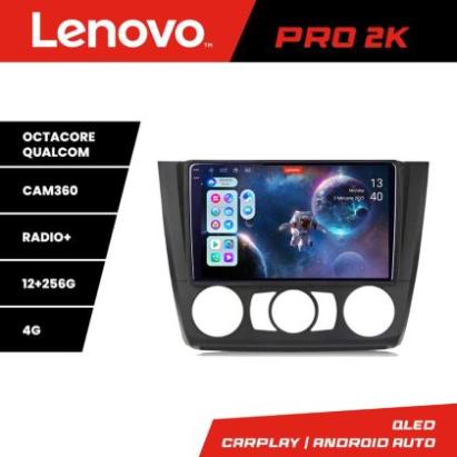 Navigatie BMW Seria 1 E87 2007-2011 clima manuala Lenovo Kit-bmw117-manual 8 core QLED 2K 12+256 360 Android Waze USB Navigatie Internet Youtub CarStore Technology