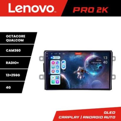 Navigatie Dacia dupa 2012 Lenovo Kit-Dacia 8 core QLED 2K 12+256 360 Android Waze USB Navigatie Internet Youtube Radio CarStore Technology