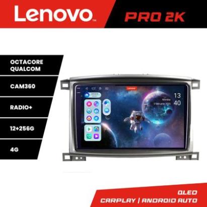 Navigatie Toyota Land Cruiser L100 2002-2008 Lenovo Kit-L100 8 core QLED 2K 12+256 360 Android Waze USB Navigatie Internet Youtube Radio CarStore Technology