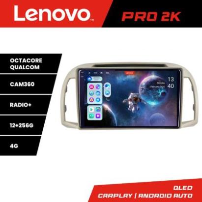Navigatie Nissan Micra 2002-2010 Android radio gps internet 8 core QLED 2K 12+256 360 Lenovo CarStore Technology