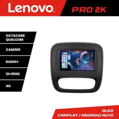 Navigatie Renault Trafic 2014-2017 Lenovo Kit-rt09 8 core QLED 2K 12+256 360 Android Waze USB Navigatie Internet Youtube Radio CarStore Technology