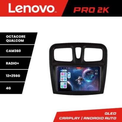 Navigatie Dacia Sandero 2012-2020 var B Android radio gps internet  8 core QLED 2K 12+256 360 Lenovo CarStore Technology