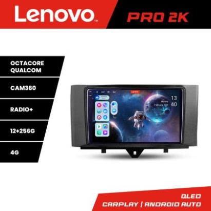 Navigatie Smart For Two 2010-2015 Lenovo Kit-Smart10 8 core QLED 2K 12+256 360 Android Waze USB Navigatie Internet Youtube Radio CarStore Technology