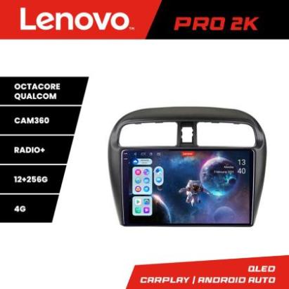 Navigatie Mitsubishi Space Star Mirage Attrage 2012- 8 core QLED 2K 12+256 360 Android Waze USB Navigatie Internet Youtube Radio Lenovo CarStore Technology