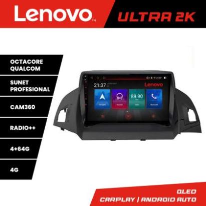 Navigatie Ford Kuga 2013-2017 Lenovo Kit-362 8 core QLED Qualcomm 4+64 360 Android Waze USB Navigatie Internet Youtube Radio CarStore Technology