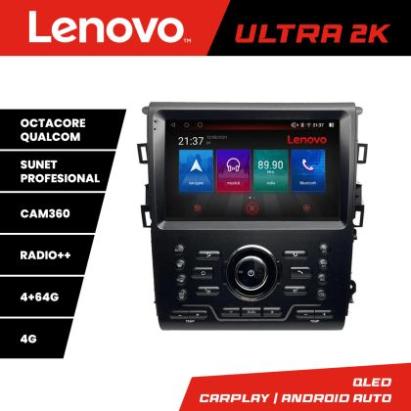 Navigatie Mondeo MK5 SYNC2 si SYNC 3 2015-2022 8 core QLED Qualcomm 4+64 360 Android Waze USB Navigatie Internet Youtube Radio Lenovo CarStore Technology