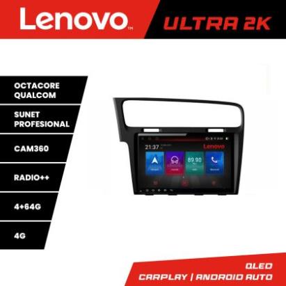 Navigatie VW Golf 7 Lenovo Kit-491 8 core QLED Qualcomm 4+64 360 Android Waze USB Navigatie Internet Youtube Radio CarStore Technology