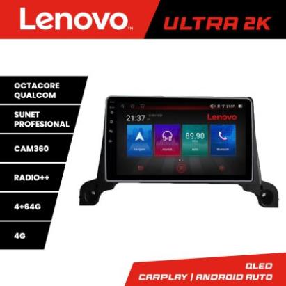 Navigatie Peugeot 5008 2016-2020 Lenovo Kit-5008 8 core QLED Qualcomm 4+64 360 Android Waze USB Navigatie Internet Youtube Radio CarStore Technology