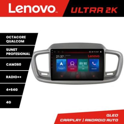 Navigatie Kia Sorento 2015-2018 Lenovo Kit-6528 8 core QLED Qualcomm 4+64 360 Android Waze USB Navigatie Internet Youtube Radio CarStore Technology