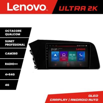 Navigatie Hyundai Elantra 2021- Lenovo Kit-elantra2021 8 core QLED Qualcomm 4+64 360 Android Waze USB Navigatie Internet Youtube Radio CarStore Technology