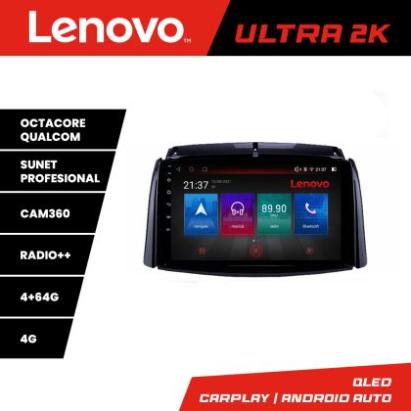 Navigatie Renault Koleos 2009-2016 Lenovo Kit-KOLEOS 8 core QLED Qualcomm 4+64 360 Android Waze USB Navigatie Internet Youtube Radio CarStore Technology