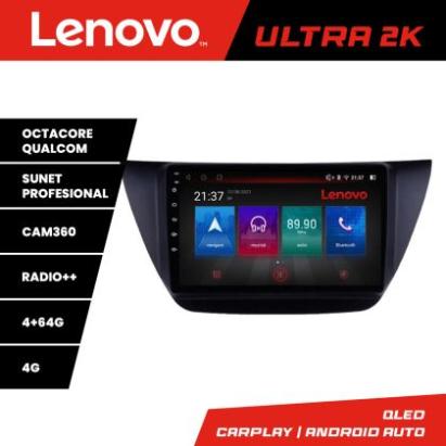 Navigatie Mitubishi Lancer 2001-2007 Lenovo Kit-LANCER07 8 core QLED Qualcomm 4+64 360 Android Waze USB Navigatie Internet Youtube Radio CarStore Technology