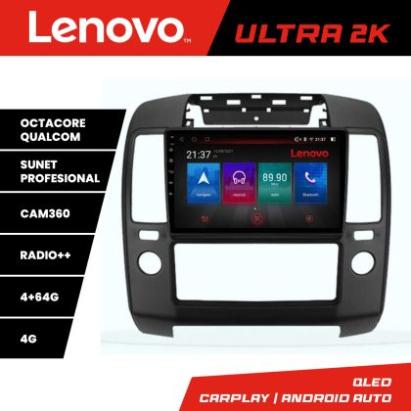 Navigatie Nissan Navara Pathfinder 2005-2010 Lenovo Kit-NAV5 8 core QLED Qualcomm 4+64 360 Android Waze USB Navigatie Internet Youtube Radio CarStore Technology