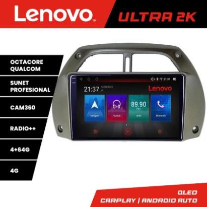 Navigatie Toyota Rav 4 2000-2004 Android radio gps internet 8 core QLED Qualcomm 4+64 360 Lenovo CarStore Technology