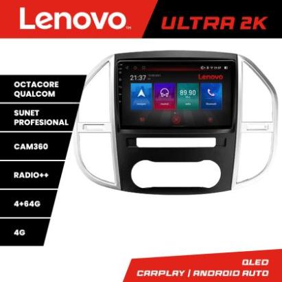 Navigatie Mercedes Vito w447 2016- Android radio gps internet 8 core QLED Qualcomm 4+64 360 Lenovo CarStore Technology