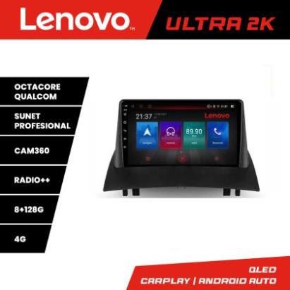Navigatie Renault Megane 2 M-098 Octa Core Android Radio Bluetooth GPS WIFI/4G DSP 2K 8+128GB 360 Toslink CarStore Technology
