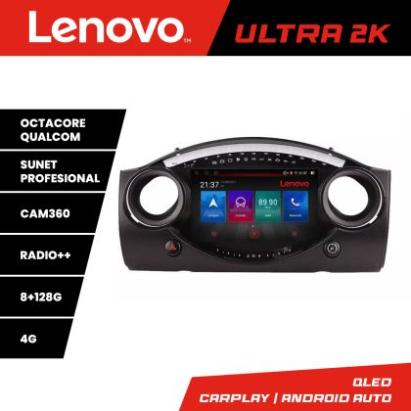 Navigatie Mini intre anii 2004-2006 Octa Core Android Radio Bluetooth GPS WIFI/4G DSP 2K 8+128GB 360 Toslink CarStore Technology