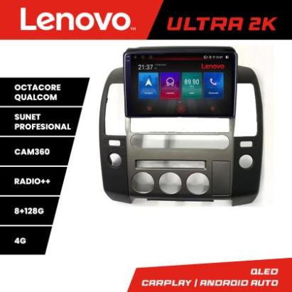 Navigatie dedicata Lenovo Nissan Patfinder NavaraOctacore, 8 Gb RAM, 128 Gb Hdd, 4G, Qled 2K, DSP, Carplay AA, 360,Bluetooth CarStore Technology