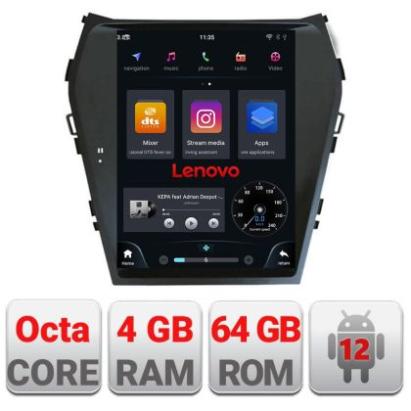 Navigatie Hyundai Santa Fe 2012-2018 tip tesla radio gps internet Qualcomm 8X 8+128 360 4G carplay android auto  kit-tesla-209+ CarStore Technology