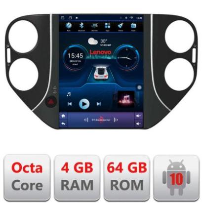 Navigatie VW Tiguan 2013-2016 tip tesla radio gps internet 8 Core 4+64 360 4G carplay android auto  kit-tesla-tiguan-14+EDT- CarStore Technology