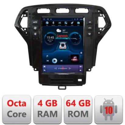 Navigatie Ford Mondeo 2007-2010 tip tesla radio gps internet 8 Core 4+64 360 4G carplay android auto  kit-tesla-mondeo-07+ED CarStore Technology