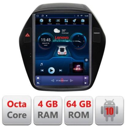 Navigatie HHyundai IX35 2010-2015 tip tesla radio gps internet 8 Core 4+64 360 4G carplay android auto  kit-tesla-361+EDT-E42 CarStore Technology