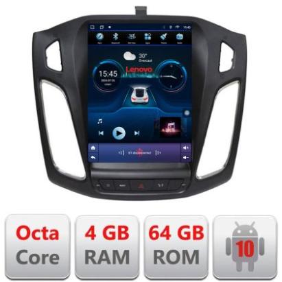 Navigatie Ford Focus 3 tip tesla radio gps internet 8 Core 4+64 360 4G carplay android auto  kit-tesla-150+PRO-9.7-4+64 CarStore Technology