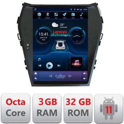 Navigatie HHyundai Santa Fe 2012-2018 tip tesla radio gps internet 8 Core 3+32 4G carplay android auto  kit-tesla-209+EDT CarStore Technology